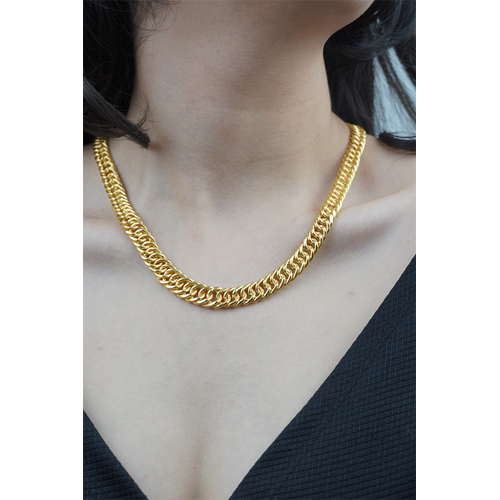 22 Ayar Altın Yatırımlık Dallas Kolye İnce