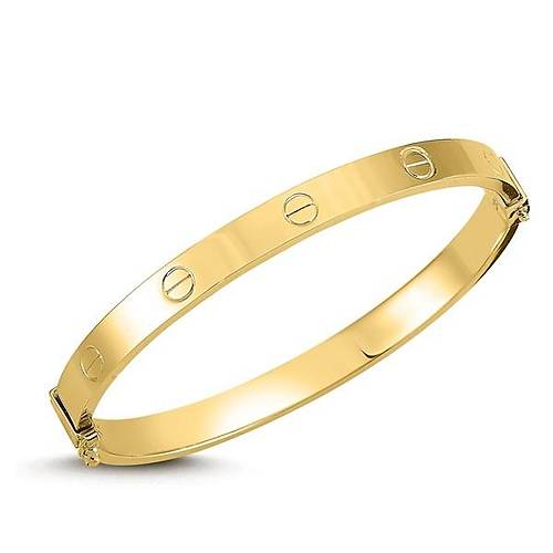 14 Ayar Altın Gold Spor Kelepçe Bileklik 7 gr