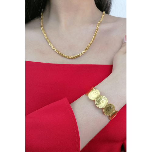 22 Ayar Çeyrekli Kelepçe Bilezik