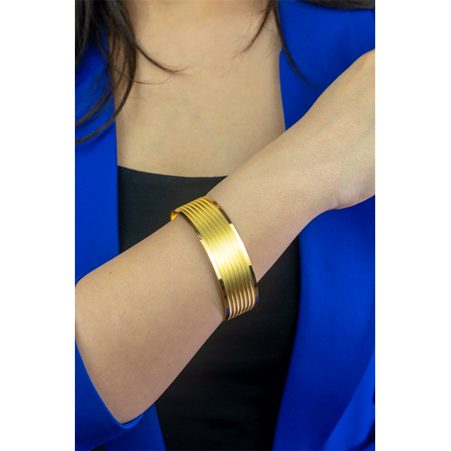 22 Ayar İşçiliksiz Trabzon Desen Bilezik 20 gr