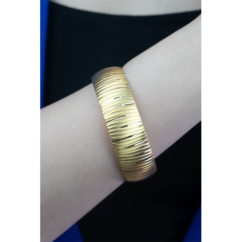 22 Ayar Altın İşçiliksiz Ağaç Kabuğu Bilezik 20 gr