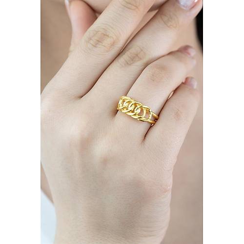 22 Ayar Altın Dallas Yüzük İnce