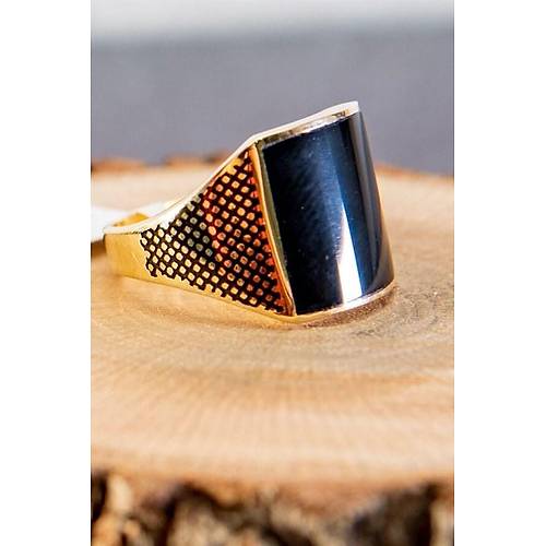 14 Ayar Altın Erkek Yüzük 9 Gr