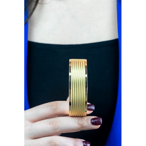 22 Ayar İşçiliksiz Trabzon Desen Bilezik 20 gr