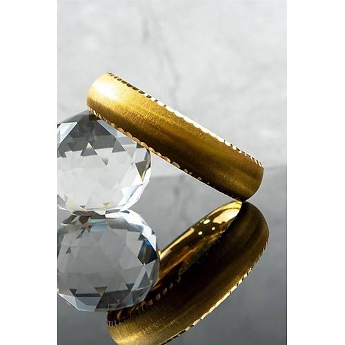 22 Ayar İşçiliksiz Simli Bilezik 15 gr