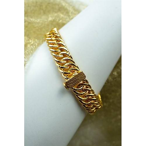 22 Ayar Lazerli Dallas Bileklik 18 gr