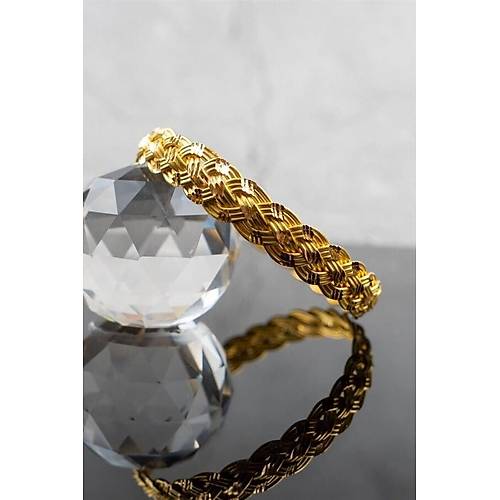 22 Ayar İşçiliksiz Örgü Bilezik 35 gr