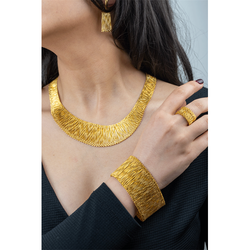 14 Ayar Altın Kleopatra Gelin Seti