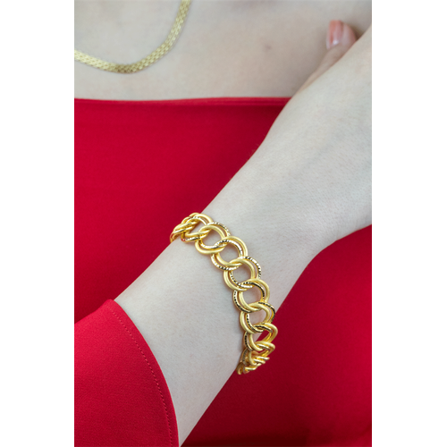 22 Ayar Altın Uzay Yolu Bileklik 15 gr