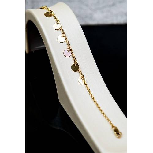 14 Ayar Minimal Pullu Bileklik