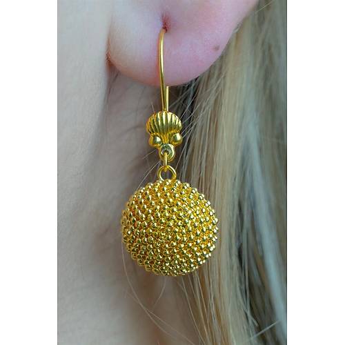 14 Ayar Altın Tomurcuk Küpe