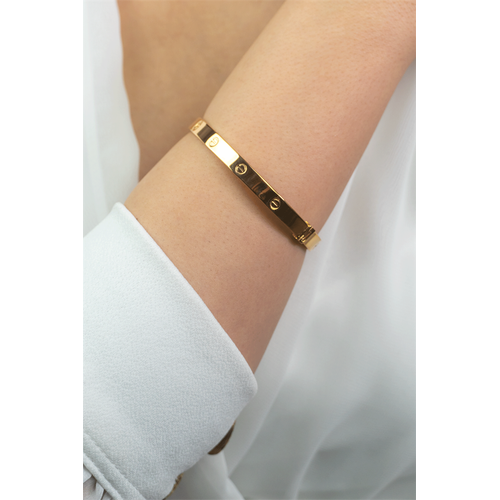 14 Ayar Altın Spor Kelepçe Bileklik