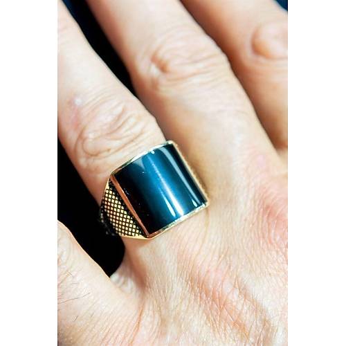 14 Ayar Altın Erkek Yüzük 9 Gr