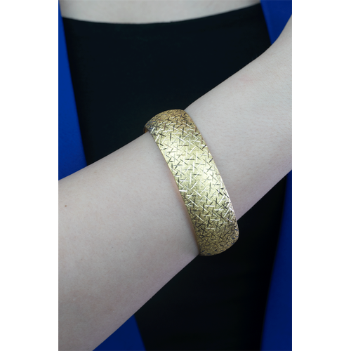 22 Ayar Altın Cam Kırığı İşçiliksiz Bilezik 20 gr