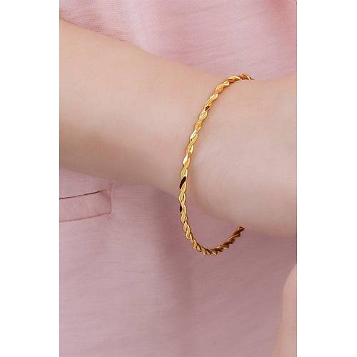 22 Ayar İkili Burma Bilezik 13 gr