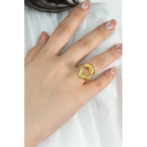 22 Ayar Altın Uzayyolu Yüzük Halka