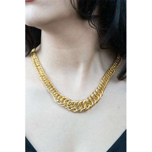 22 Ayar Altın Lazerli Dallas Set