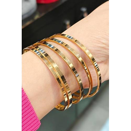 22 Ayar İşçiliksiz Kibrit Bilezik 20 gr 4 mm