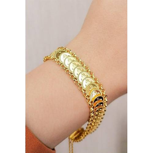 22 Ayar Baskı Reşat Dizme Altın Bileklik