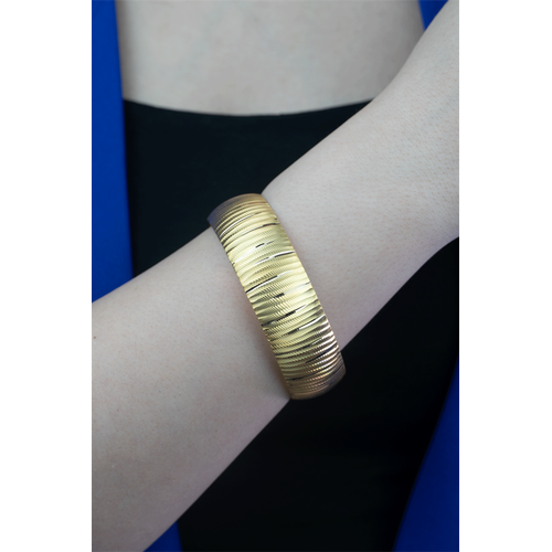 22 Ayar Altın İşçiliksiz Ağaç Kabuğu Bilezik 20 gr