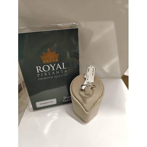 14 Ayar Alt�n 0.20 Ct Tek Ta� P�rlanta Y�z�k