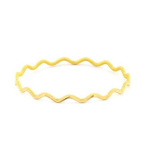 22 Ayar Altn iliksiz Zigzag Bilezik 10 gr