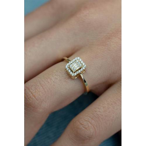 14 Ayar Altn Yanlar Tasz Gold Baget Yzk