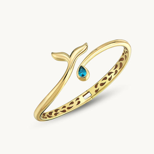 14 Ayar Altn Cetas Aqualis Kelepe 12 gr