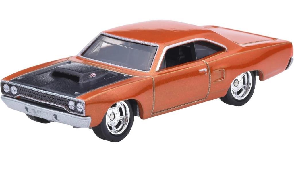 Hot Wheels 1970 Plymouth Roadrunner, Serie Fast And Furious, Scala 1/64, Colore Marrone, Modello HNW46-956L