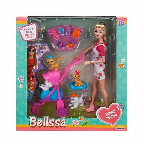 3045 Belissa'nn Annesi ve Sevimli Dostlar 30 cm -Sunman