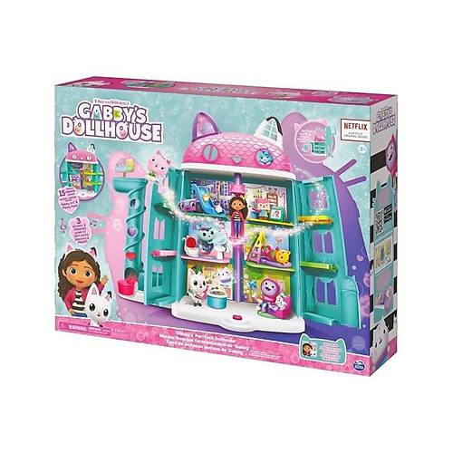 70742 Gabbys Dollhouse Festival Evi Elenceli Mzikli Oyun Seti 63 cm -Spinmaster