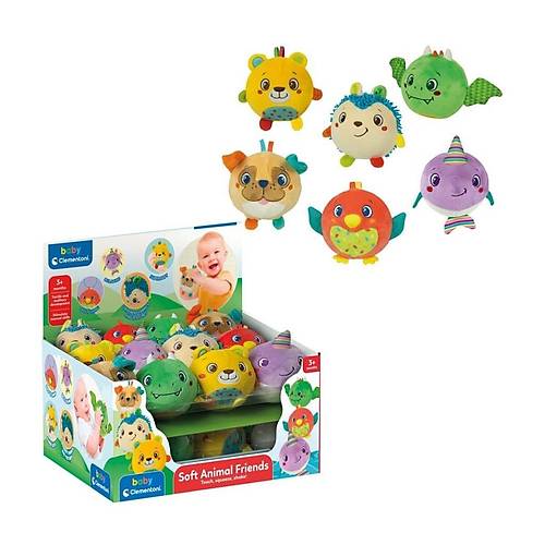 17683 Baby Clementoni - Yumuak Hayvan Arkadalar