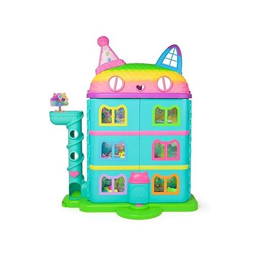 70742 Gabbys Dollhouse Festival Evi Elenceli Mzikli Oyun Seti 63 cm -Spinmaster