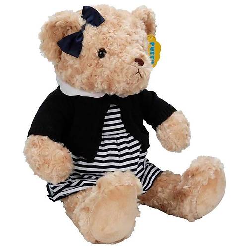 4807 Kyafetli Pelu Ay Teddy Bear 37 cm -Sunman