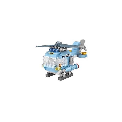LZ8616 LOZ Helikopter Blok Seti Mini Poet -Vagon life