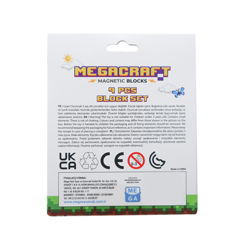 Megacraft 9 Para imenli Toprak Blok