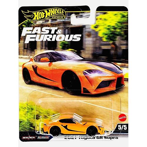 Hot Wheels Fast-Furious Premium Araba 2021 TOYOTA GR SUPRA HNW46 - JBM00