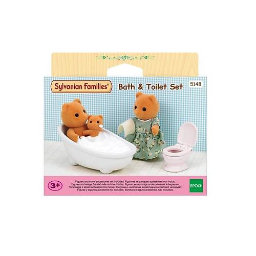 5148 Sylvanian Families Banyo ve Tuvalet Seti (figrler dahil deildir) +3 ya