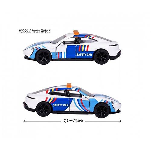 Majorette Deluxe Edition Porsche Taycan Turbo S Safety Car