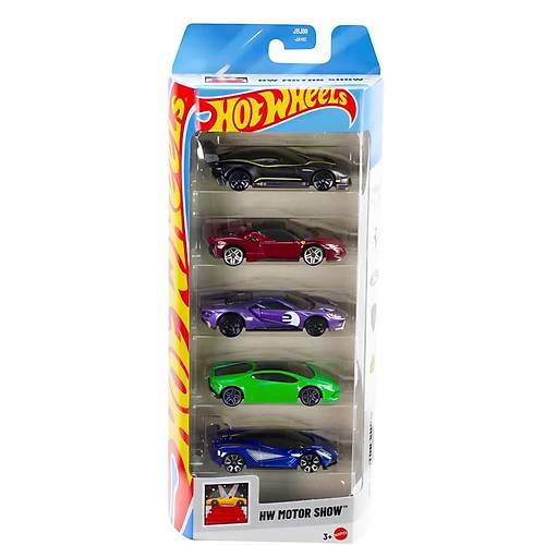 1806 Hot Wheels Araba Seti HW MOTOR SHOW JBJ89