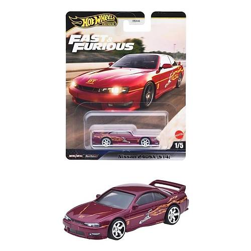 Hot Wheels Fast-Furious Premium Araba NISSAN 240SX (S14) HNW46 - JBL99