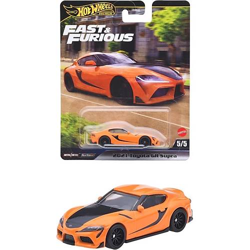 Hot Wheels Fast-Furious Premium Araba 2021 TOYOTA GR SUPRA HNW46 - JBM00