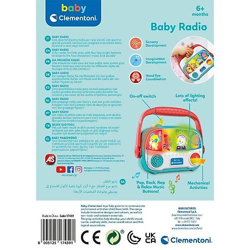 17459 Baby Clementoni - Bebek Radyosu