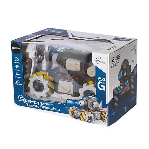 HD3400 Kumandal� Drift Yapan Su Atan Tank Mecha -Gepettoys