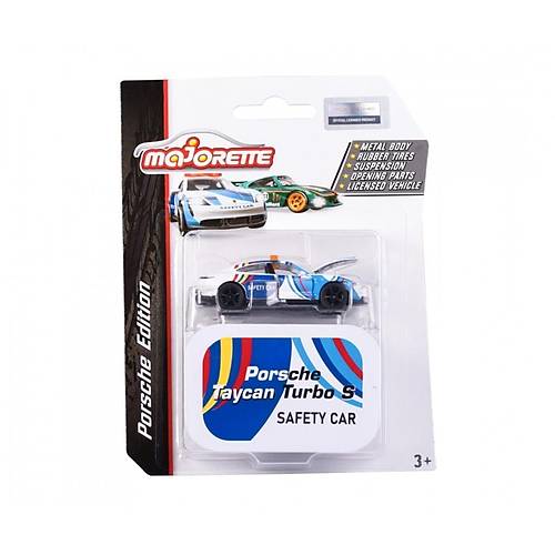 Majorette Deluxe Edition Porsche Taycan Turbo S Safety Car