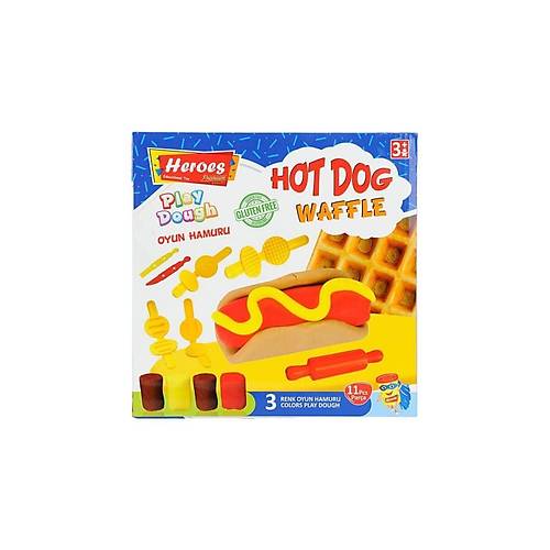 ERN-584 HEROES ORTA KUTULU BURGER OYUN HAMURU SET�