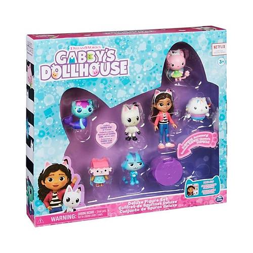 64840 Gabbys Dollhouse Delks 7li Figr Seti