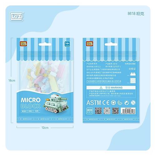 LZ8618 LOZ Blok Oyuncak Mini Poet -Vagonlife