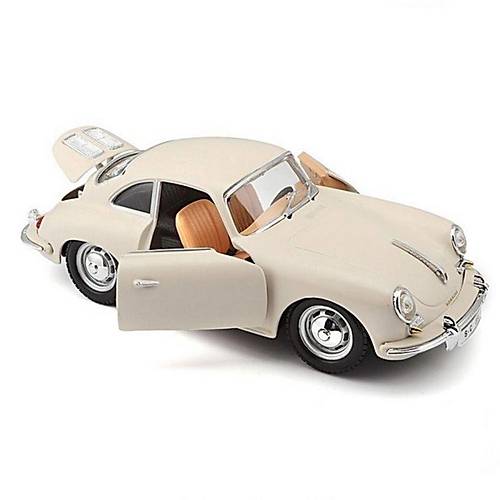 Bburago 1:24 Porsche 356B Cabriolet 1961 BEYAZ Model Araba
