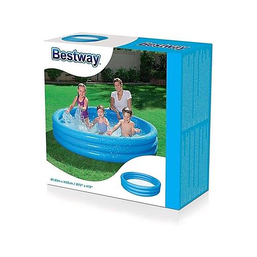 Bestway 51027  Halkal Renkli ime Havuz 183 X 33cm